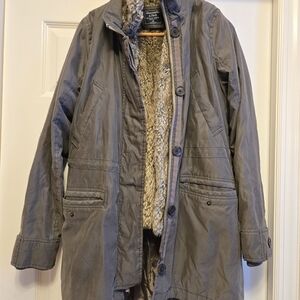 Abercrombie & Fitch Gray Utility Jacket